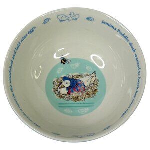 2003 Wedgwood Jemima Puddle Duck Childs Cereal Bowl Ceramic Beatrix Potter VTG